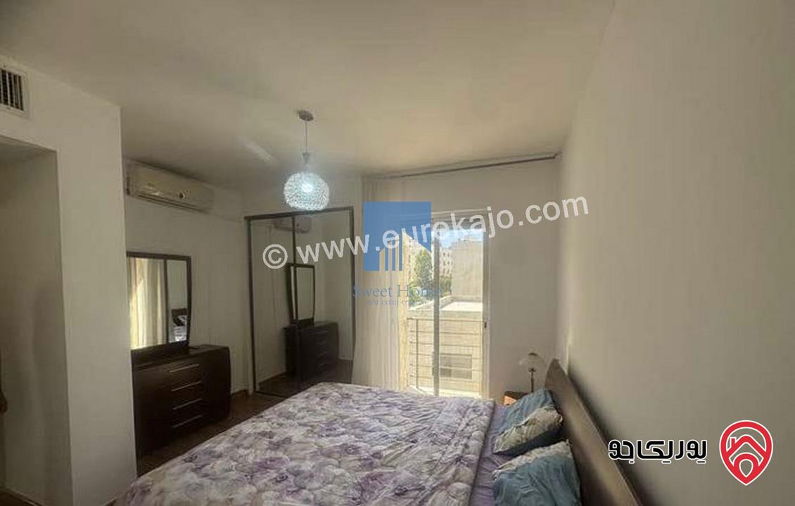 شقة استثمارية مفروشة فاخرة للبيع في جبل عمان - قرب السفارة الفلسطينية طابق ثالث 95م بسعر مغري