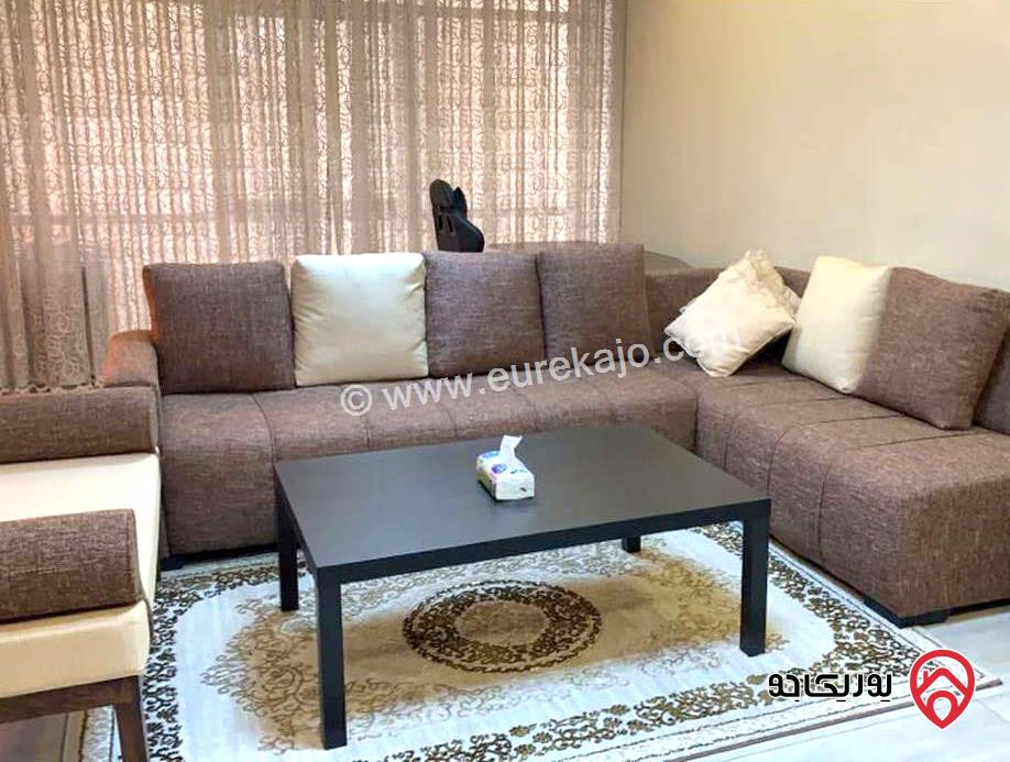 شقة طابق تسوية مساحة 100م للايجار مفروشة في عمان - عبدون