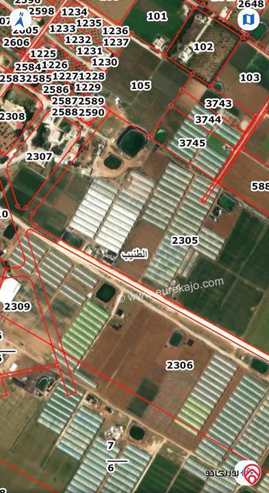 أرض مساحة 10 دونم للبيع في عمان - الطنيب حوض السكة الغربي 