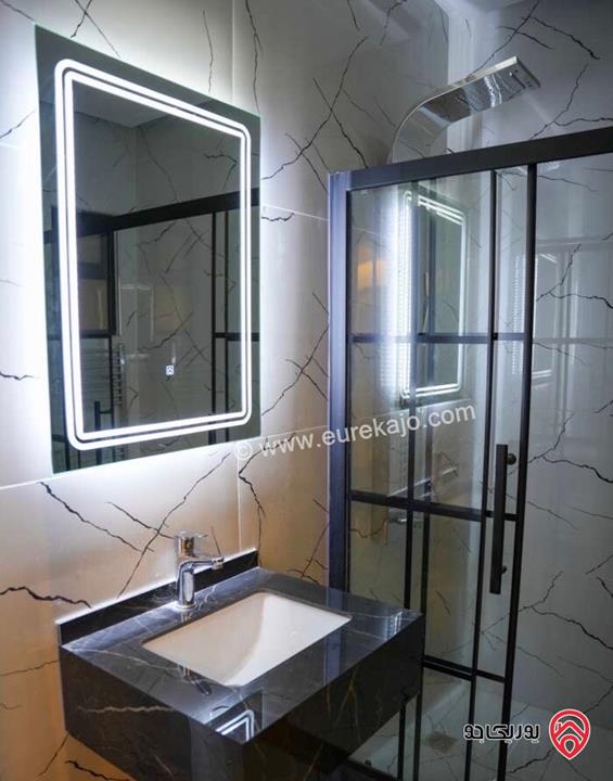 شقة شبه ارضي فاخرة مساحة 210م داخلي و 150م خارجي للايجار في عمان - طريق المطار 