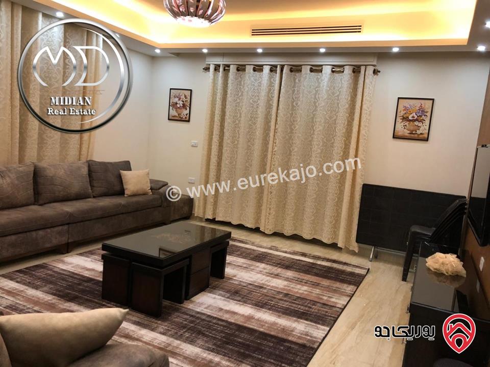 شقق مفروشة للايجار في عمان - ام السماق مساحات 100م تشطيبات و ديكورات فاخرة فرش فندقي اطلالة جميلة بأسعار مميزة