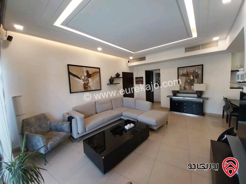 شقة مفروشة مساحة 120م مع مسبح للإيجار في عمان - عبدون 