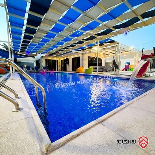 مزرعة وشاليه النجوم للايجار اليومي في البحر الميت - الرامة