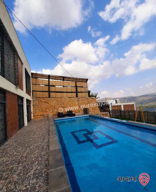 مزرعة مساحة الأرض 1300م والبناء 150م للبيع في جرش