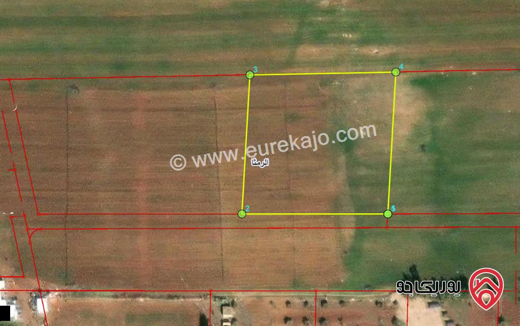 قطعة ارض مساحة 3 دونم و 995م للبيع في اربد - حوض بانيا الرمثا 