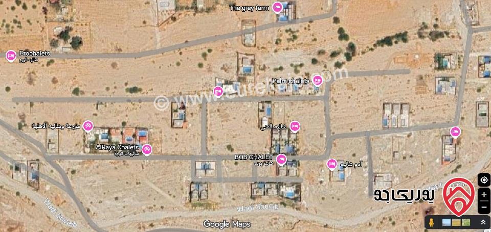 أرض مساحة 880م للبيع في البحر الميت - منطقة شاليهات