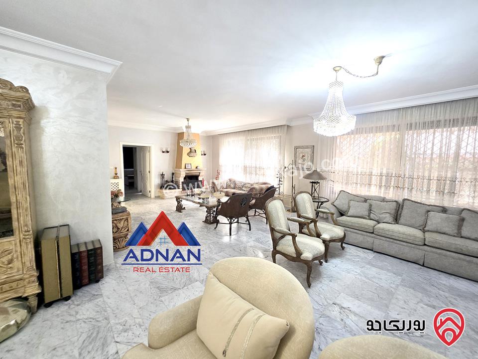 فيلا مستقلة مساحة 650م على أرض 850م مفروشة للايجار في عمان - خلدا