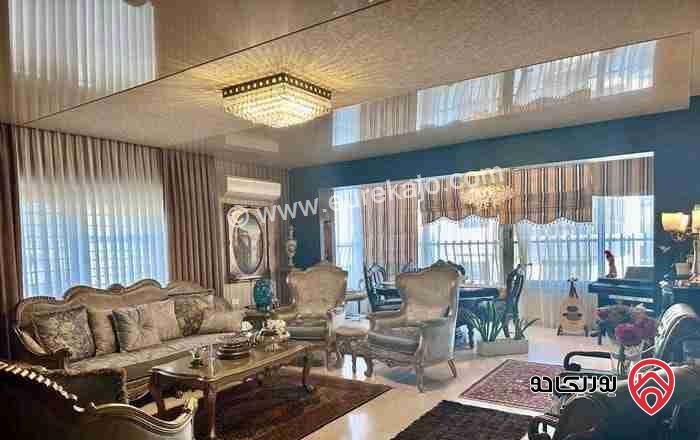 شقة دوبلكس طابق ثالث مع روف مساحة 310متر للإيجار في عمان - رجم عميش 