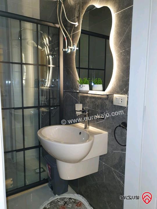 شقة مفروشة 100م للايجار يومي اسبوعي شهري في اربد