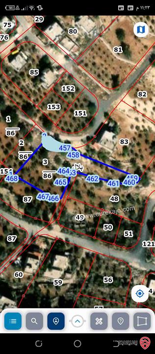 قطعة ارض مساحة 2600م للبيع في عمان - منطقة بدر الجديدة 