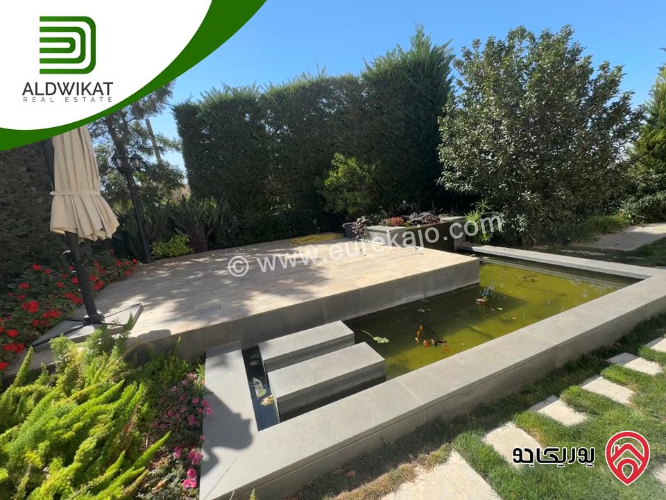 فيلا مستقلة للبيع في عمان - بدر الجديدة مساحة الارض 985م ومساحة البناء 1200م ومساحة الحديقة 400م ومساحة الترس 200م ذات موقع واطلالة مميزة