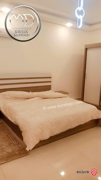 شقة مفروشة للايجار في عمان - ام السماق مساحة 135م طابق ثاني تشطيبات و ديكورات فندقية فرش فاخر