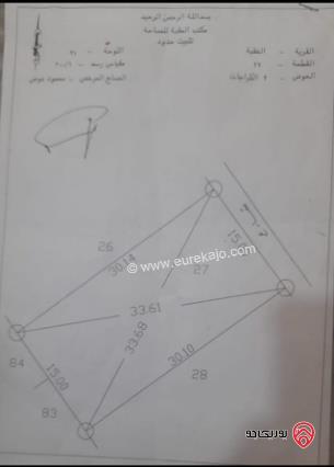 أرض مساحة 455م للبيع في العقبة جنوب غرب الحرفية