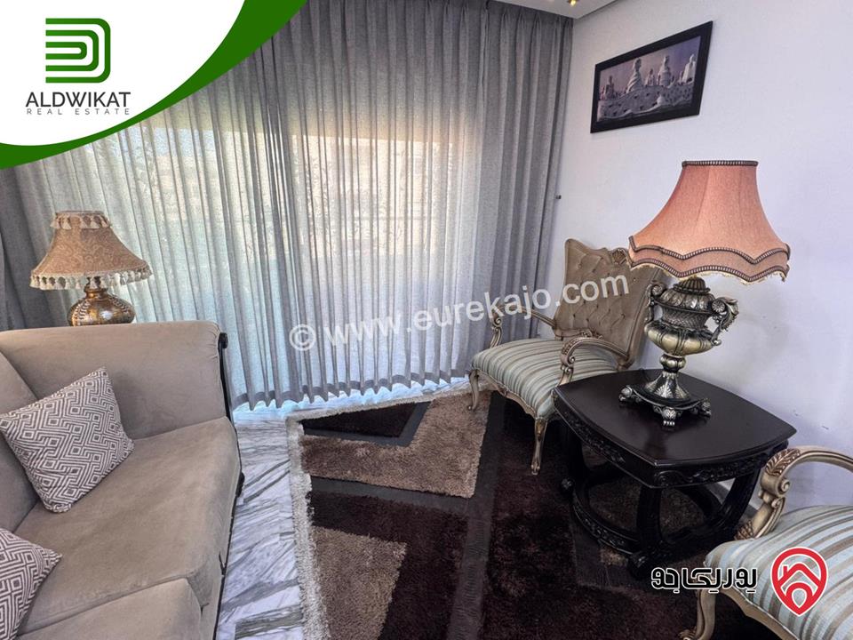 شقة مفروشة للبيع او للايجار في عمان - الصويفية طابق ثالث مساحة 160م ومساحة الترس 10م موقع مميز