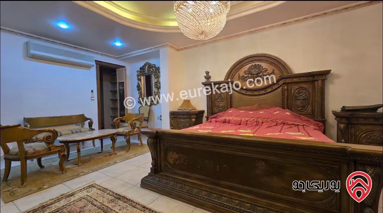 شقة طابق ثالث دوبلكس مساحة 650م للايجار مفروشة في عمان - دير غبار