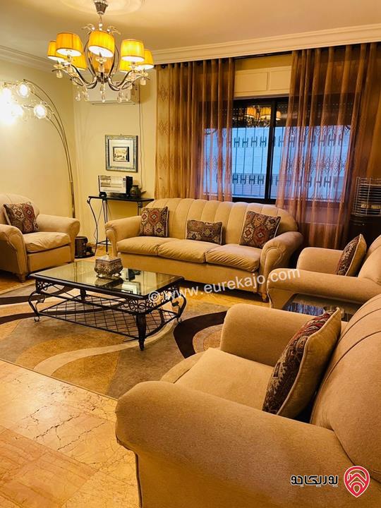 شقة مفروشة طابق اول من فيلا مساحة 150م للايجار مفروشة في عمان - الجبيهة 