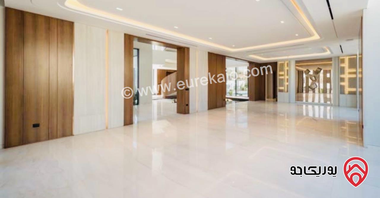 قصر فخم مساحة 1500م على أرض 1850م للبيع في عمان - دابوق 