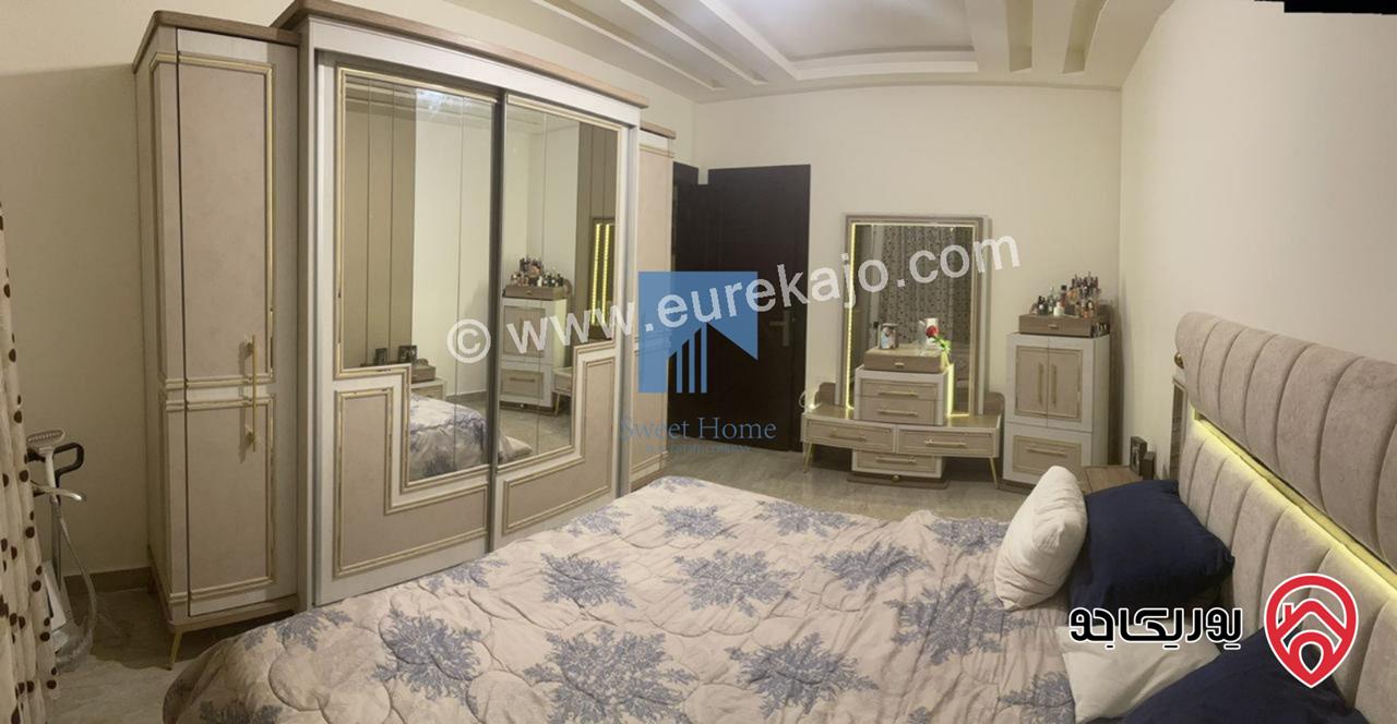 شقة طابق ثالث 130م تشطيب سوبر ديلوكس للبيع في عمان - خلدا