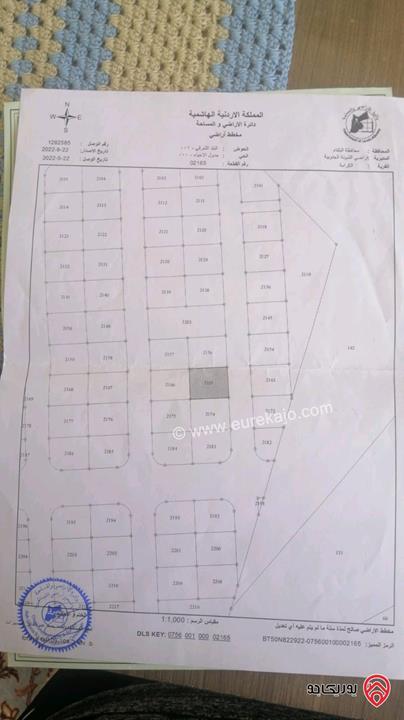 شاليه مساحة الأرض 324م مع بناء 90م وبركة سباحة للبيع في منطقة الكرامة الاغوار الجنوبية