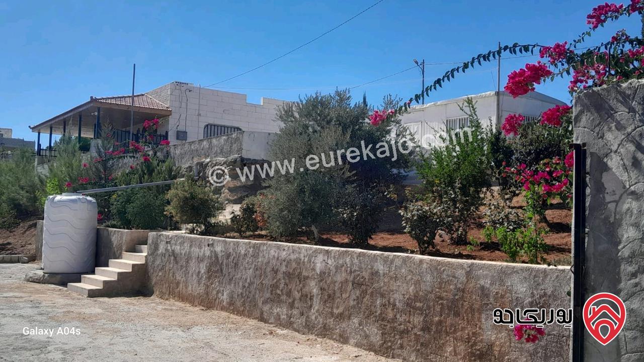 مزرعة مساحة الأرض 4 دونم و 350م والبناء 110م للبيع في بورما - جرش 