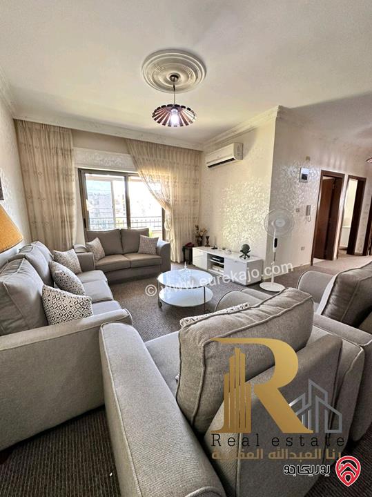 شقة مفروشة مساحة 100م طابق أول للبيع في عمان - الجندويل 