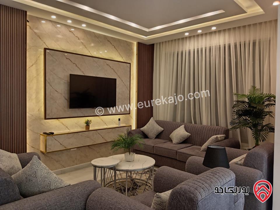 شقة فاخرة مفروشة مساحة 130م للايجار في عمان - ام اذينة