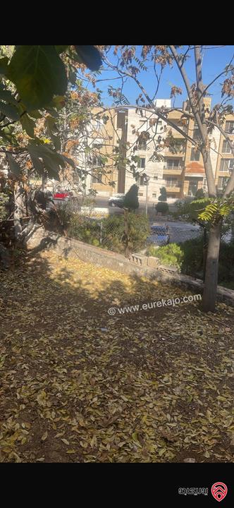 شقة ارضية مساحة 133م داخلي و 550م خارجي للبيع في عمان - ضاحية الحسين الرابية