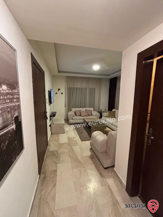 شقة مفروشة طابق ثالث مساحة 100م للايجار في عمان - ضاحية الامير راشد