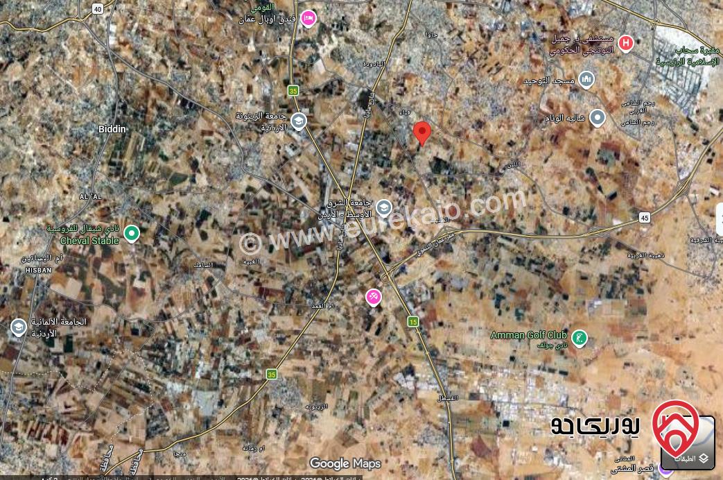 أرض مميزة مساحة 540م للبيع في عمان - اليادودة - حوض الفريط