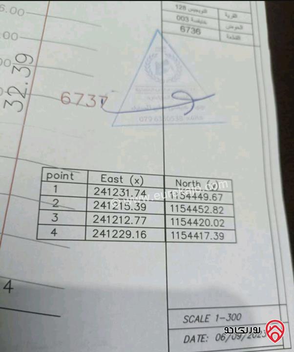 قطعة ارض مساحة 540م للبيع في عمان -  طلوع العيفان بالقرب من الهاشمي الشمالي