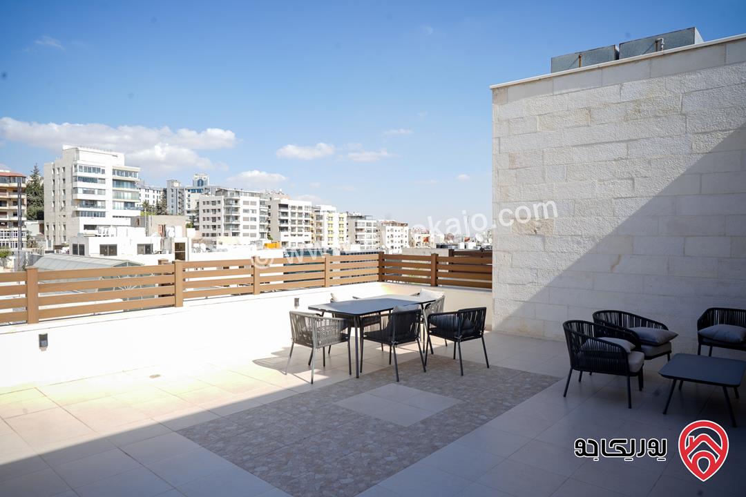 Fabulous Fully Furnished Apartment 205 m2 with Rooftop 80 m2 & Breathtaking Views – For Rent in Amman - Fourth Circle