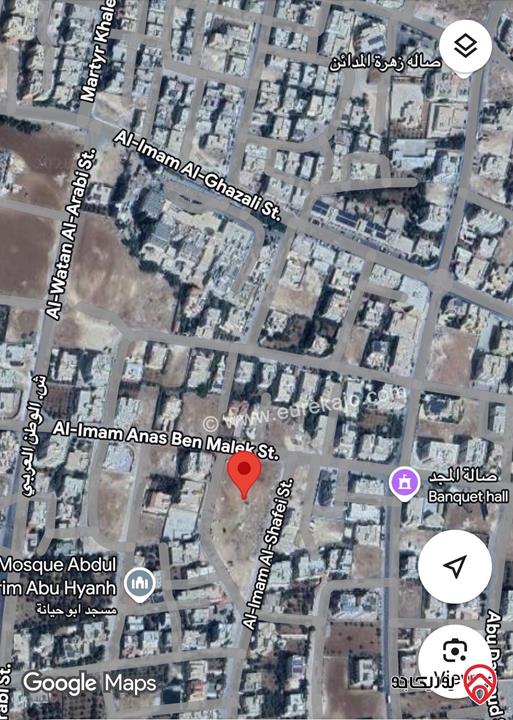 قطعة ارض مساحة 719م للبيع في مادبا - خلف مستشفى النديم