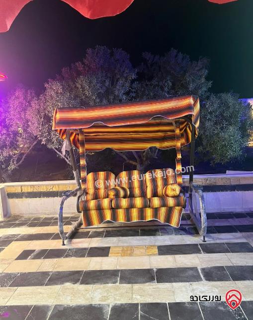 مزرعة مساحة الأرض 3850م والبناء 70م للبيع في المفرق - بلعما	