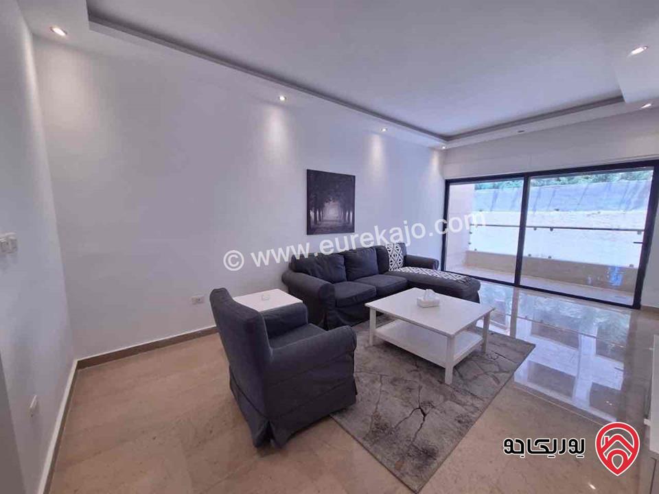 شقة مفروشة طابق أول مساحة 120م للايجار مفروشة في عمان - عبدون 