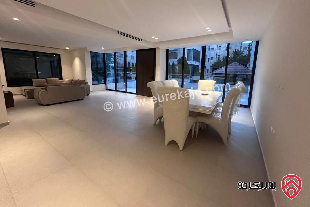 شقة أرضية مفروشة مساحة 205م للايجار في عمان - عبدون 