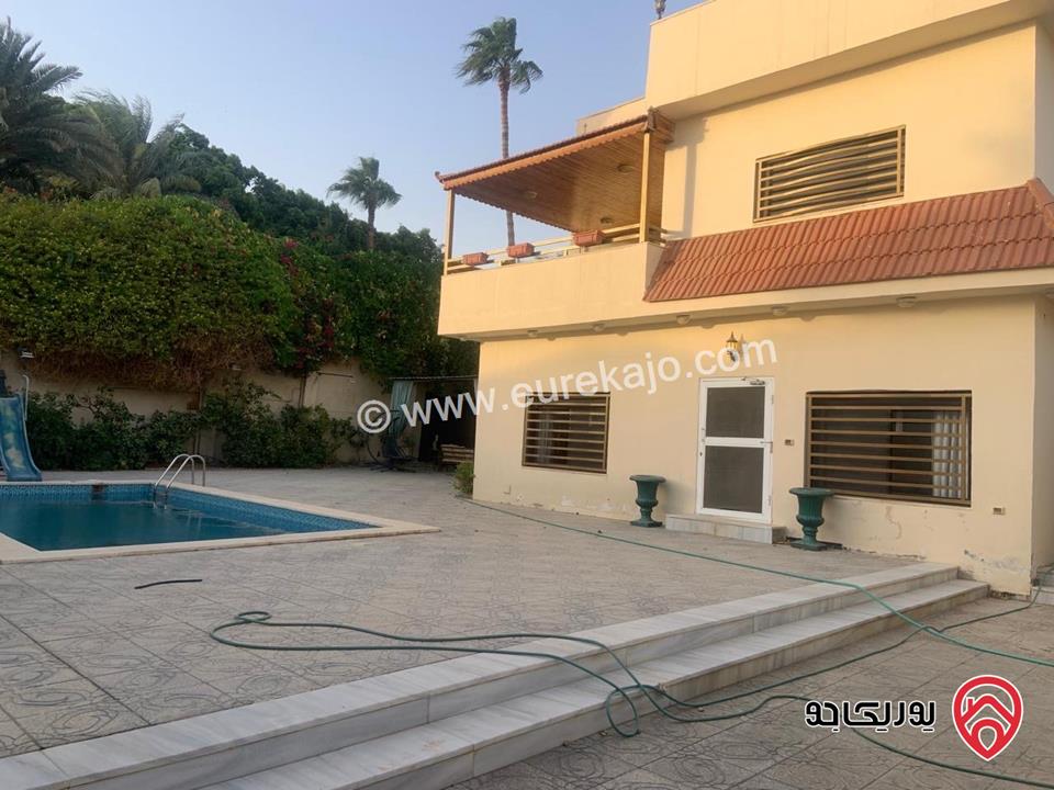 شاليه مساحة الأرض 576م ومساحة البناء 227م للبيع في البحر الميت - الشونة الجنوبية