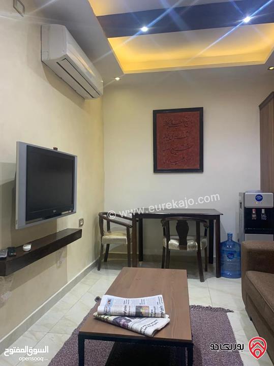 شقة أرضية مساحة 50م مفروشة للايجار في عمان - ام السماق شارع مكة