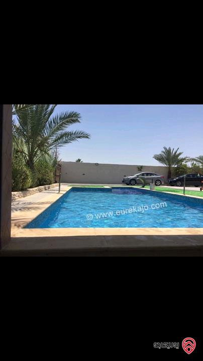 مزرعة وشاليه مساحة الأرض 581م والبناء 150م للبيع في الشونة الجنوبية 