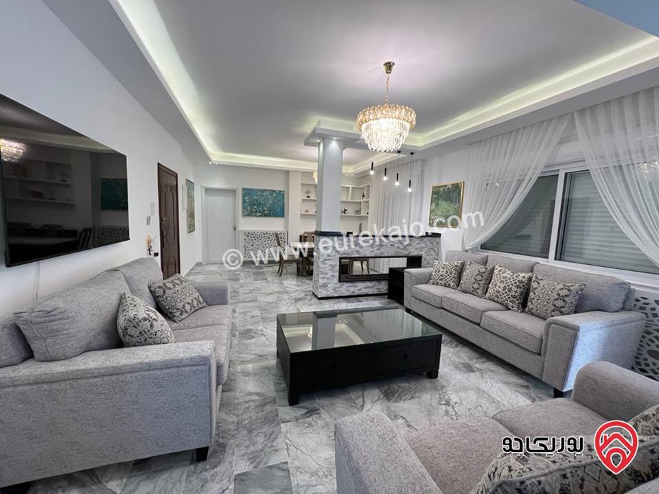 شقة فاخرة مفروشة بالكامل مساحة 370م للايجار في عمان - أم أذينة