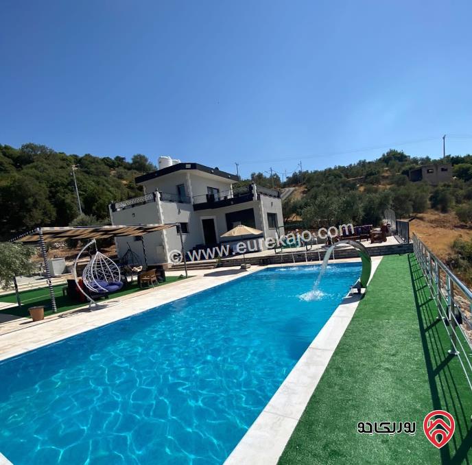 شاليه - مزرعة Black Swan Farm للايجار اليومي في السلط 