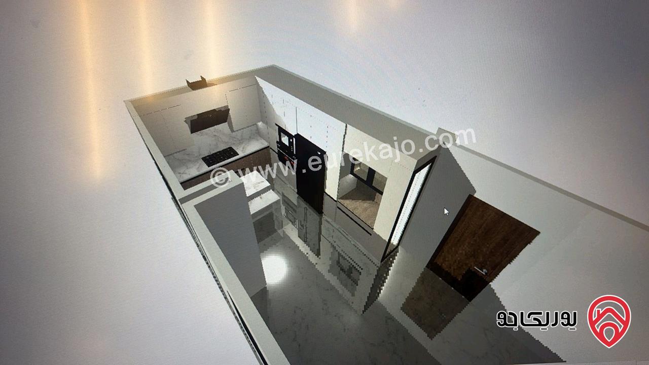  شقة سوبر ديلوكس أرضية مساحة 155م داخلي و 70م ترس امامي وجانبي للبيع في عمان - ارقى مناطق مرج الحمام 