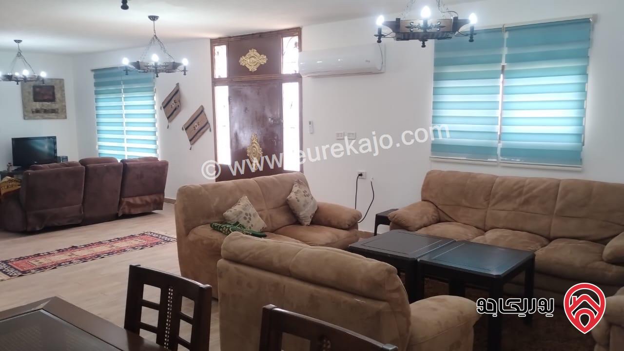 منزل مستقل مساحة 150م على أرض 1020م للايجار مفروش في الشوبك 