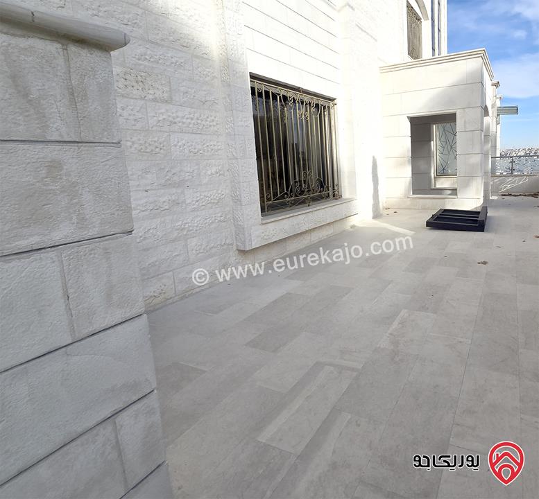 شقة ارضية طابقية مساحة 220 متر مع تراس 60م ومدخل خاص للايجار في عمان - عبدون