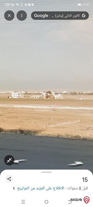 أرض مساحة 500م للبيع في عمان – الجيزة قرب جسر المطار