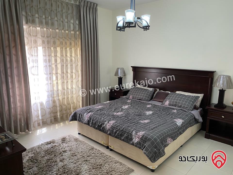 شقة مميزة طابق أول مساحة 110م مفروشة للايجار في عمان - عبدون