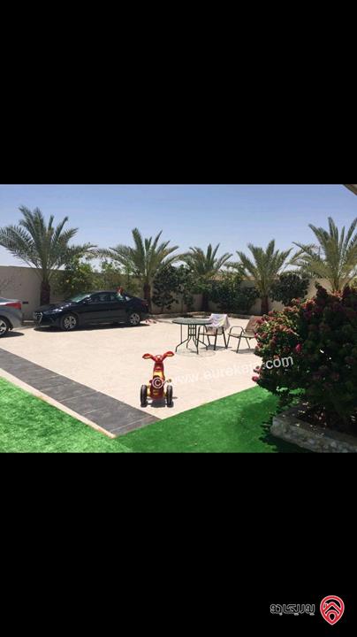 مزرعة وشاليه مساحة الأرض 581م والبناء 150م للبيع في الشونة الجنوبية 