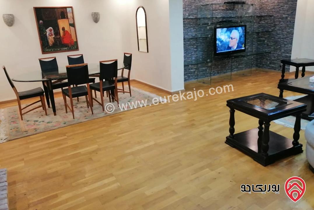 شقة مفروشة طابق أول مساحة 170م للايجار في عمان - عبدون