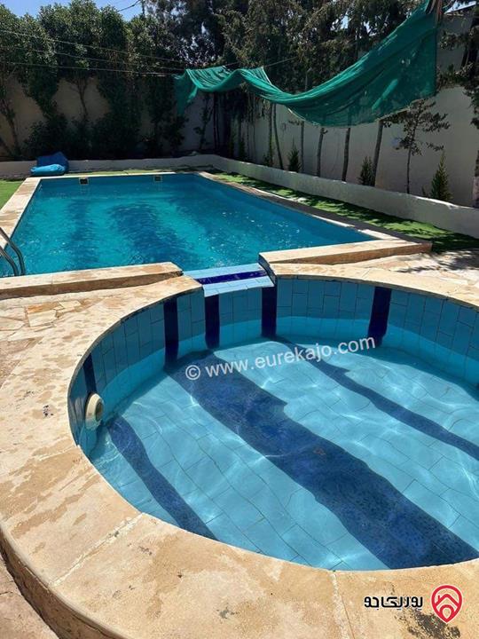 مزرعة مساحة الأرض 980م والبناء 110م للبيع في عمان - موبص / تبعد عن شارع الأردن 5 دقائق