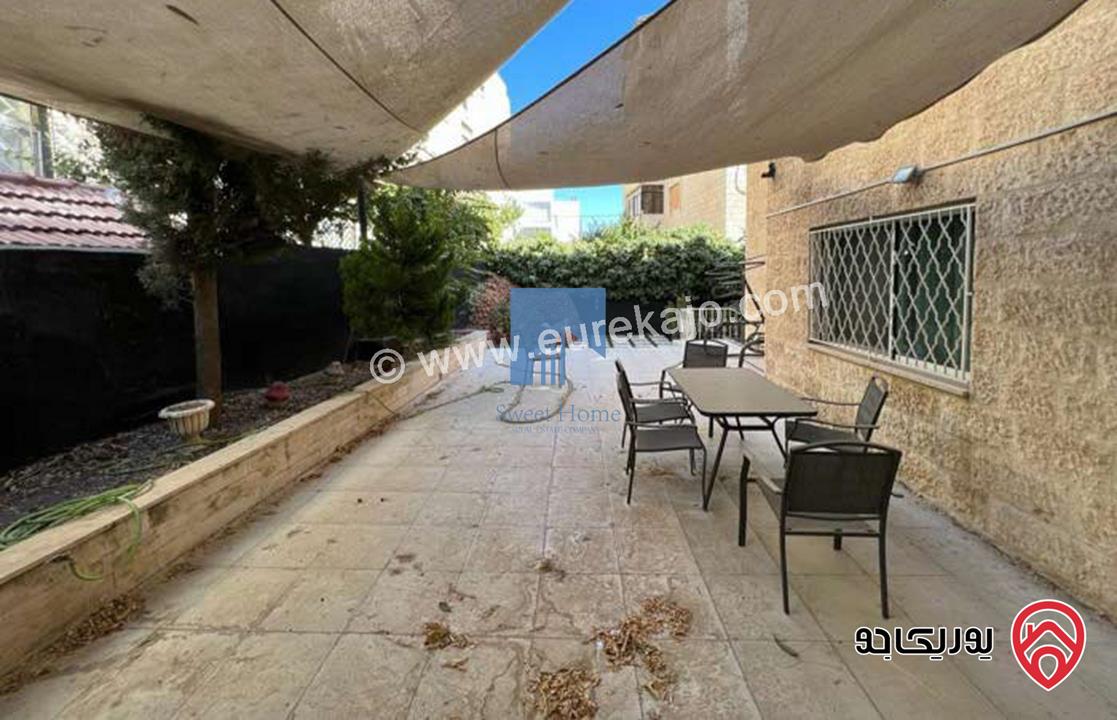 شقة أرضية مميزة مساحة 135م مع حديقة وترسات 100م للبيع في عمان - الصويفية