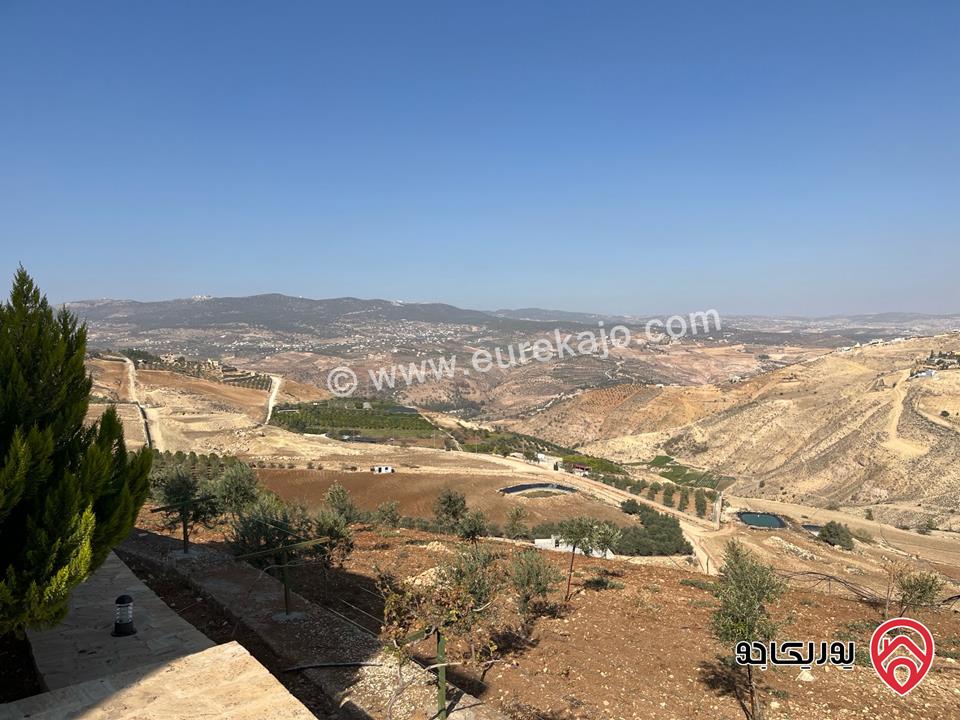 مزرعة مساحة البناء 400م على أرض 10 دونم للبيع في البلقاء - تل الرمان